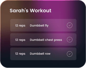 Saarah's Workout